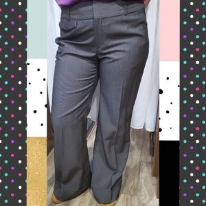 Banana Republic gray flared dress slacks sz 12